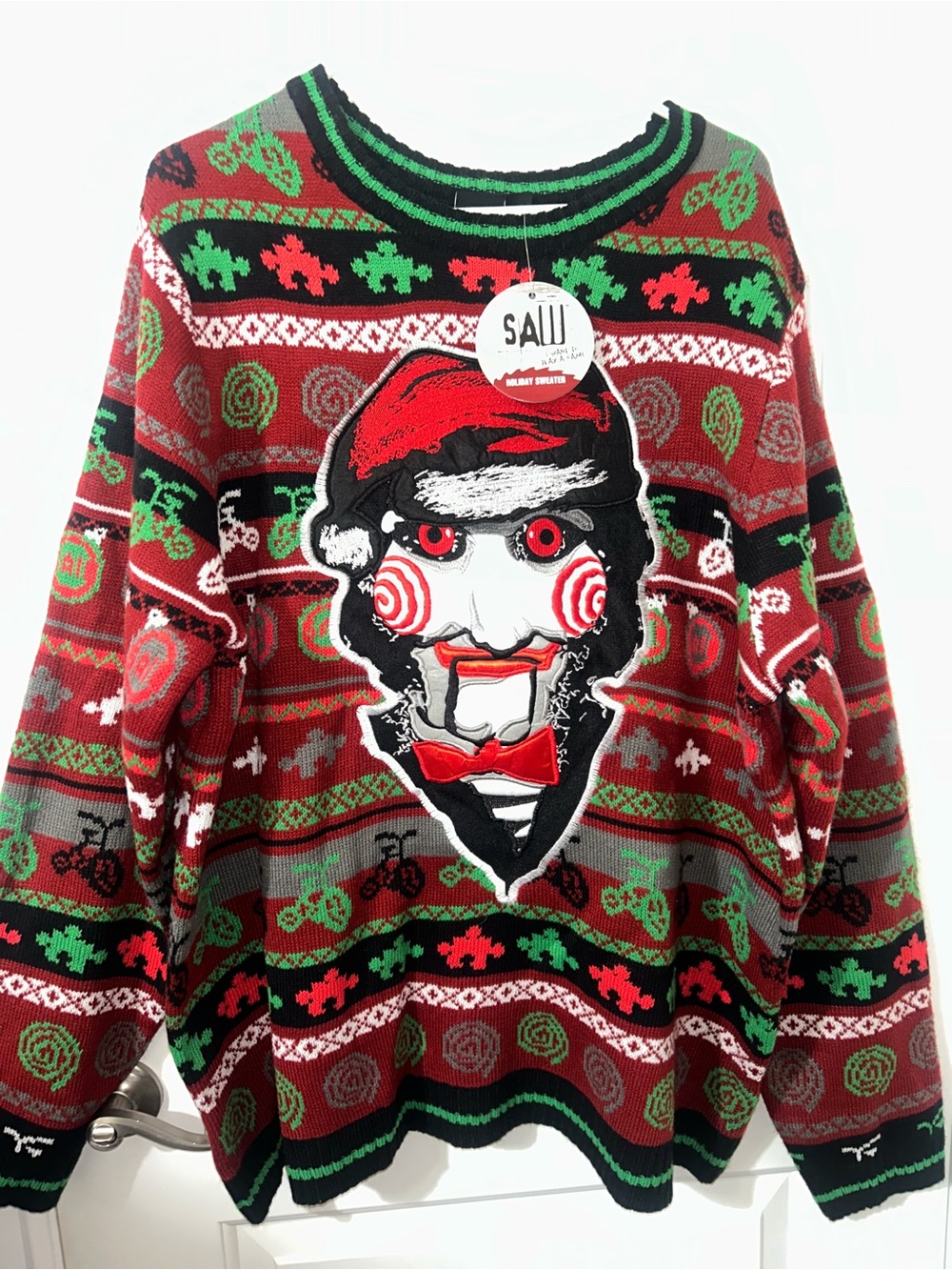 Brand new men’s size xxl Saw ugly Christmas sweater